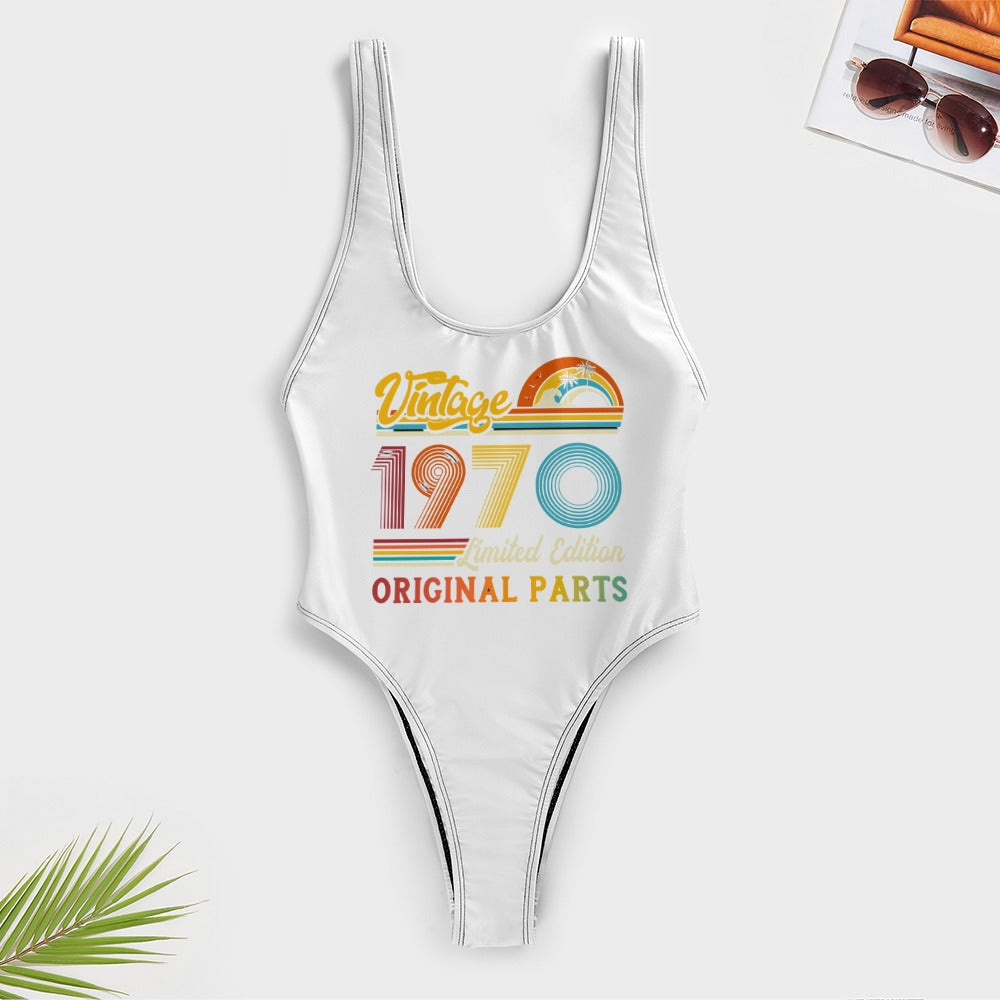 💥Vintage 1970 ORIGINAL Parts Personalized one-piece women's jumpsuit By Passion Secrète