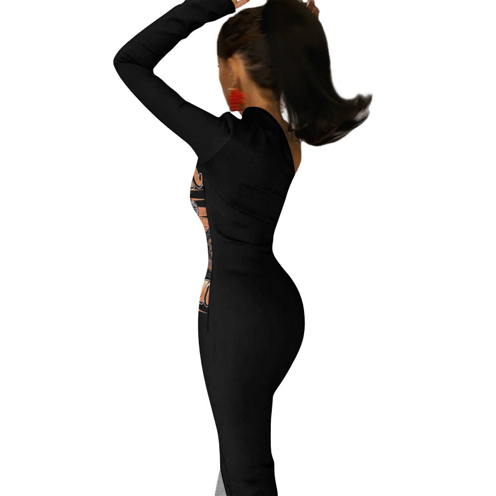 💥Ride With FREEDOM Half Sleeve Slit Dress By Passion Secrète