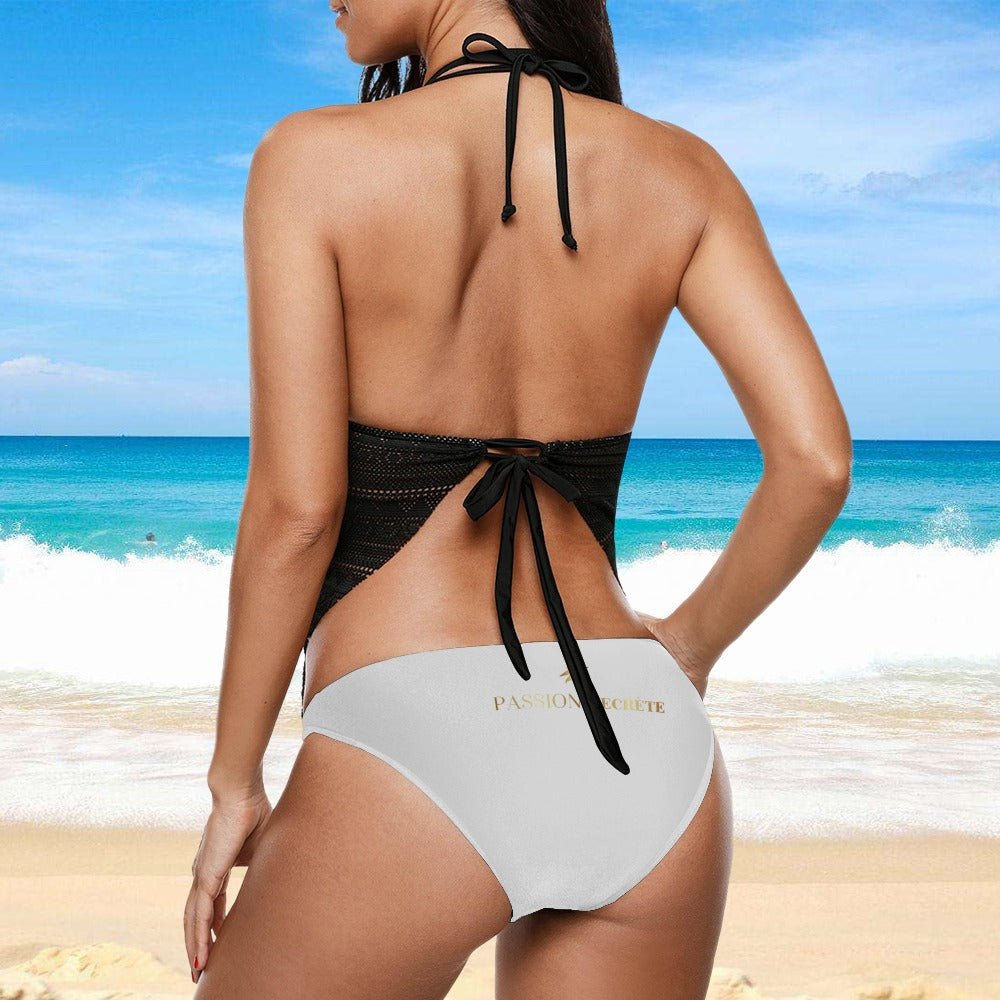 💥Harley Davidson Bikini print Sling Swimsuit By Passion Secrete