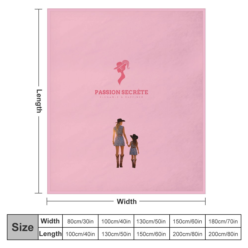💥Passion Secrète - Ultra-Soft Flannel Blanket Multiple Sizes