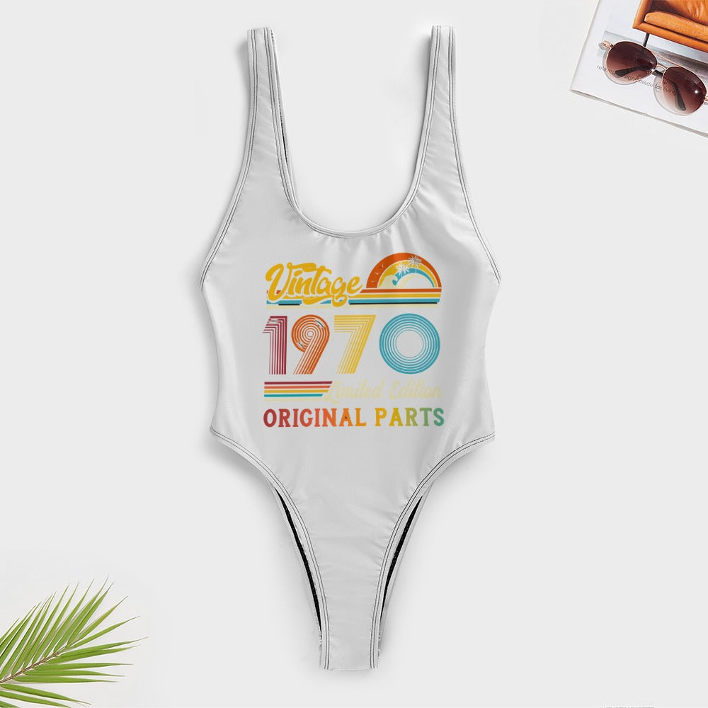 💥Vintage 1970 ORIGINAL Parts Personalized one-piece women's jumpsuit By Passion Secrète