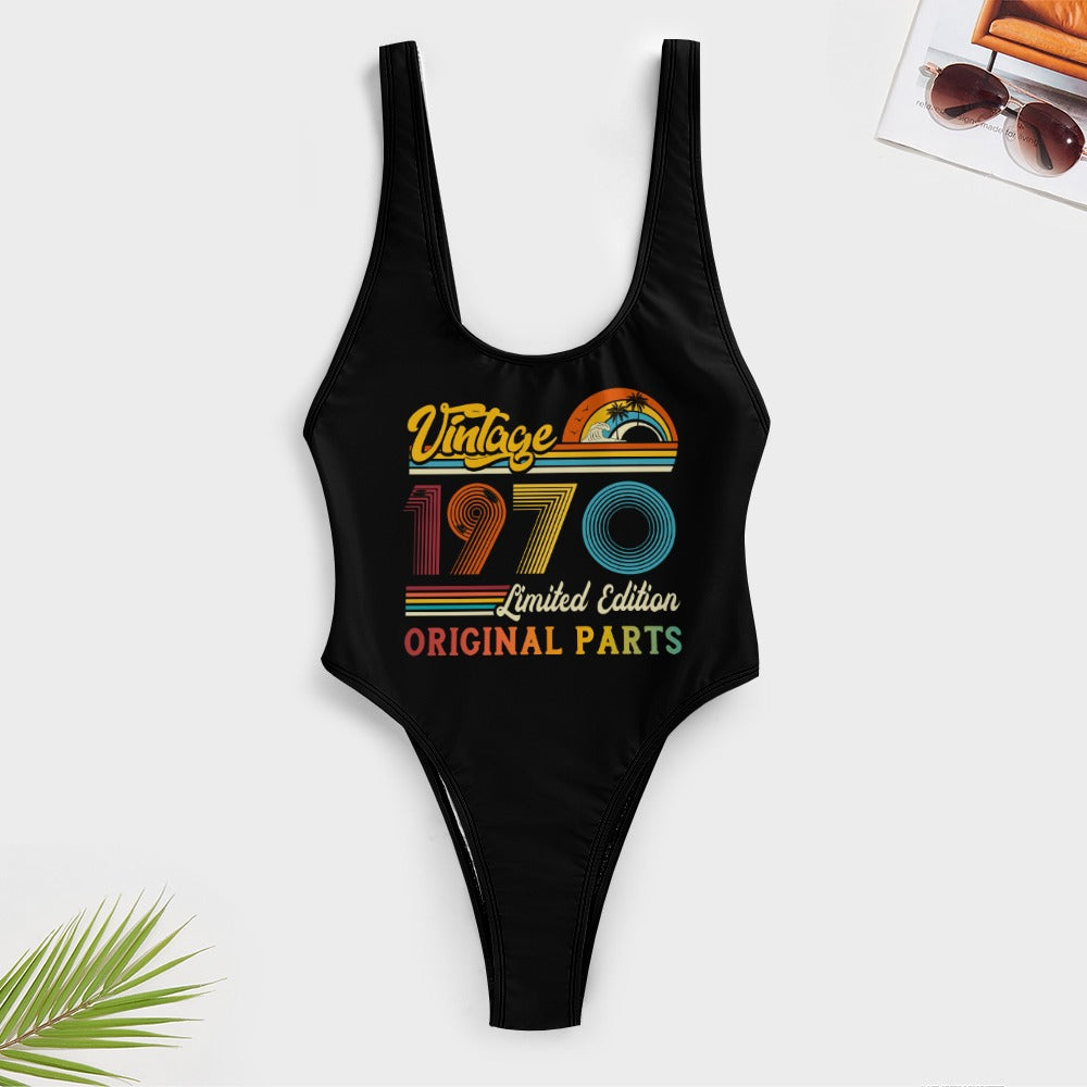 💥Vintage 1970 ORIGINAL Parts Personalized one-piece women's jumpsuit By Passion Secrète
