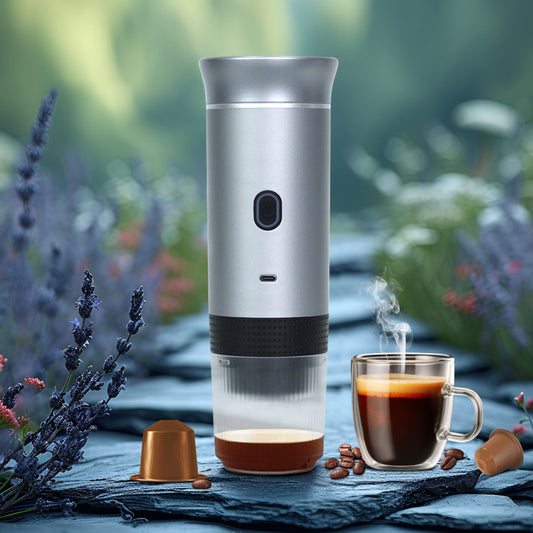 2025 cafetiere electrique portative Upgraded 3-in-1 Cordless Coffee Maker - 20Bar Portable for Car/Camping/Home, Capsule/Powder, USB Fast Heat