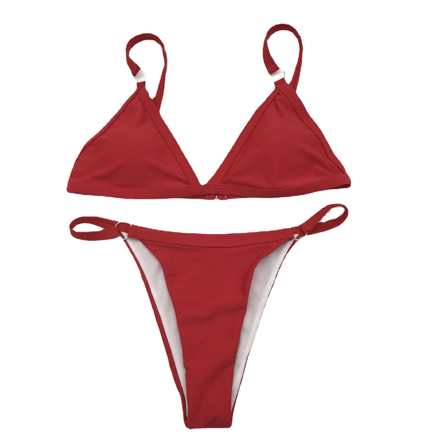 Bikini Swimsuit for Women with Metal Accessories.